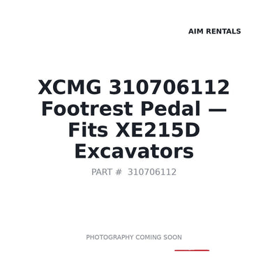 310706112 XCMG Cab Parts