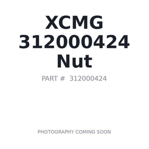 XCMG 312000424 Nut | Stocked in BC, Ships Canada-Wide