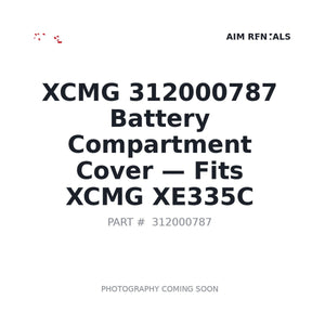 XCMG 312000787 Battery Compartment Cover | Fits XCMG XE335C | Stocked in BC, Ships Canada-Wide