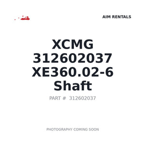 XCMG 312602037 XE360.02-6 Shaft | Stocked in BC, Ships Canada-Wide