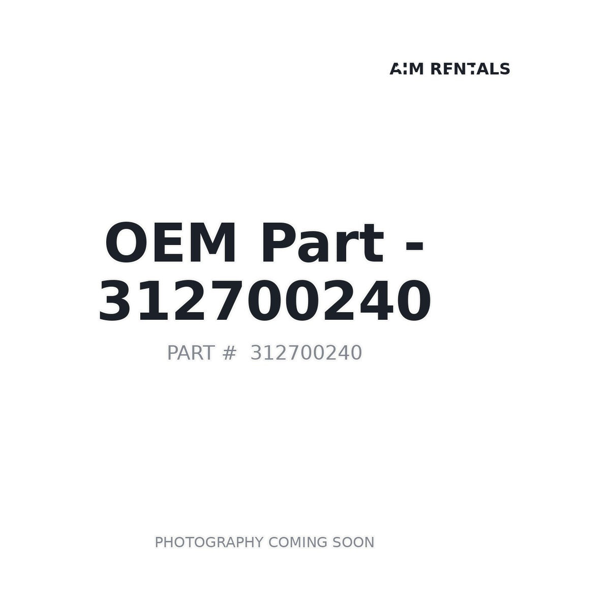312700240 XCMG Part