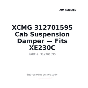 XCMG 312701595 Cab Suspension Dampers | Fits XCMG XE230C | Stocked in BC, Ships Canada-Wide
