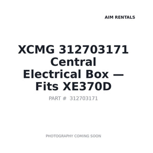 XCMG 312703171 Electrical Boxes | Fits XCMG XE370D, XCMG XE490D | Stocked in BC, Ships Canada-Wide