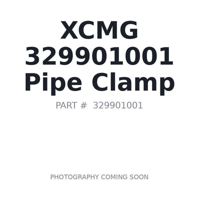 329901001 XCMG Pipe Clamp
