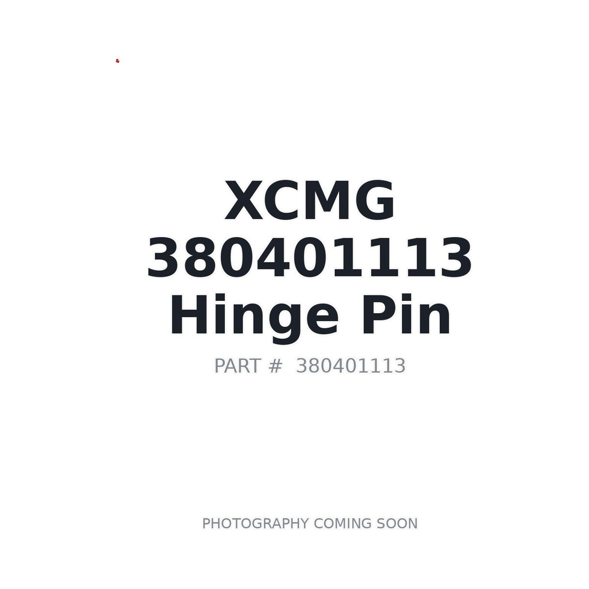 380401113 XCMG Hinge Pin