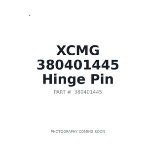 XCMG 380401445 Hinge Pin | Stocked in BC, Ships Canada-Wide