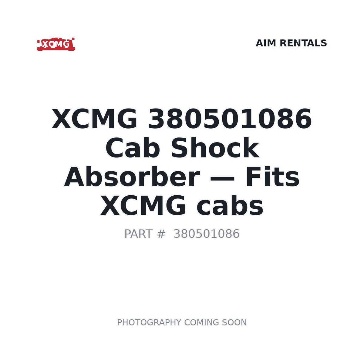 380501086 XCMG Cab Shock Absorbers