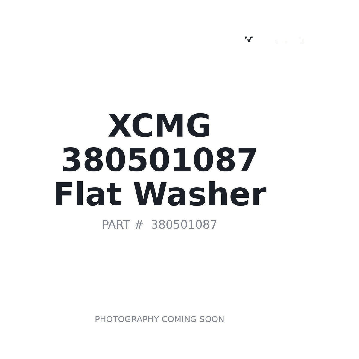 380501087 XCMG Flat Washer