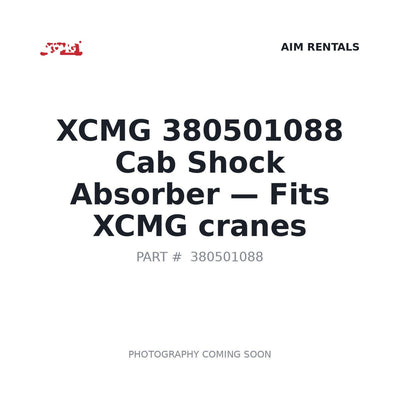380501088 XCMG Cab Suspension Parts