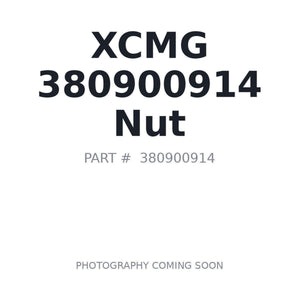 XCMG 380900914 Nut | Stocked in BC, Ships Canada-Wide