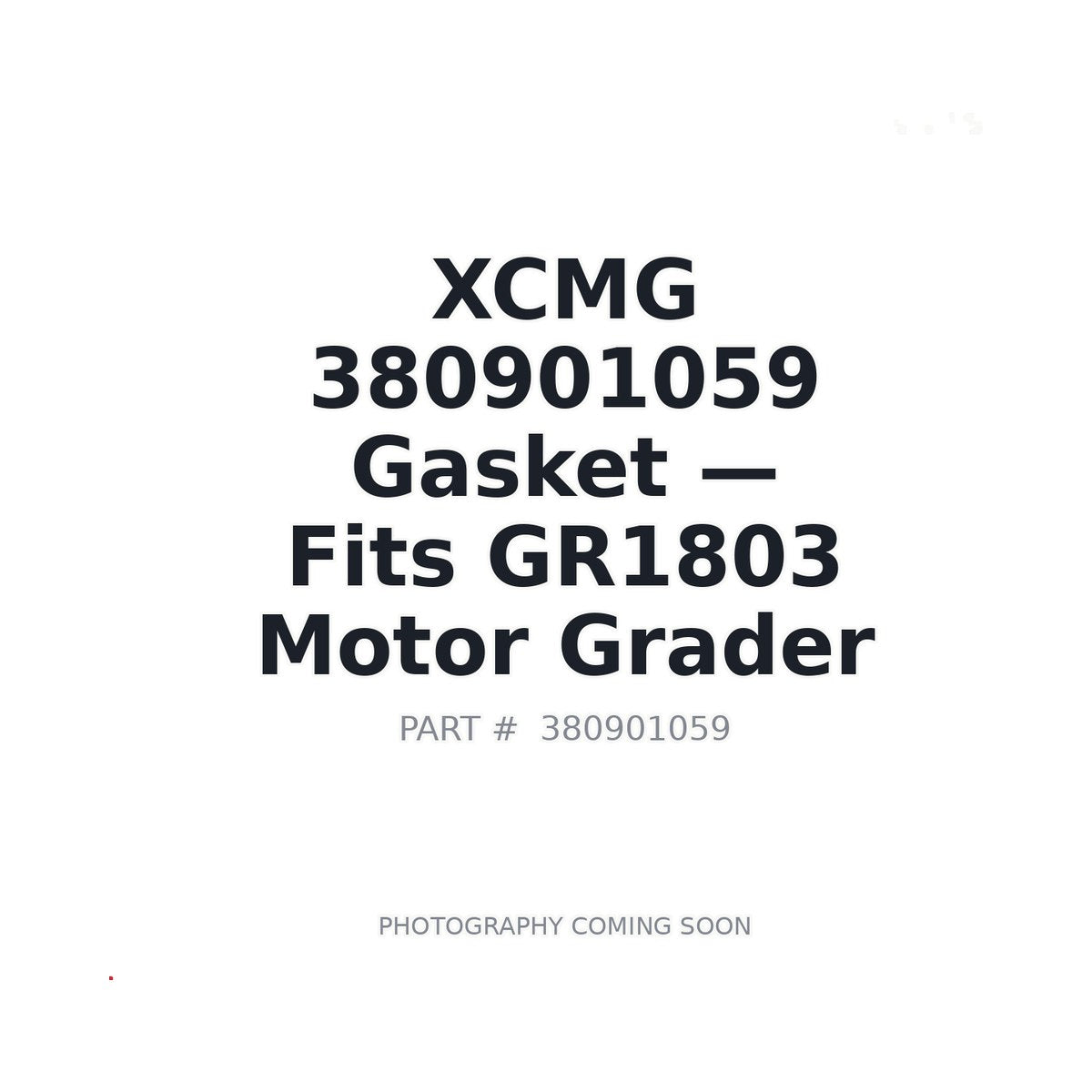 380901059 XCMG Gaskets