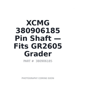 XCMG 380906185 Pins | Fits XCMG GR2605 | Stocked in BC, Ships Canada-Wide
