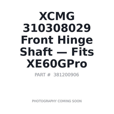 310308029 XCMG Pins & Shafts