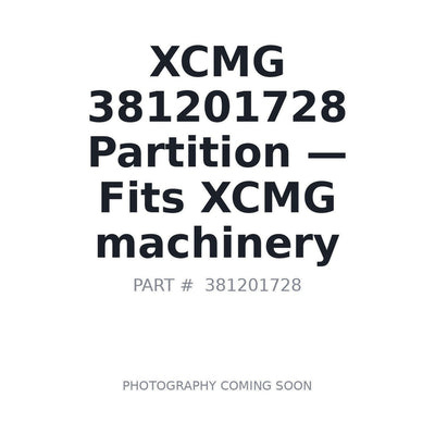381201728 XCMG Miscellaneous Parts