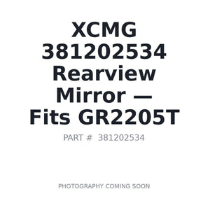 XCMG 381202534 Mirrors | Fits XCMG GR2205T | Stocked in BC, Ships Canada-Wide