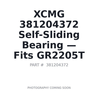 381204372 XCMG Bearings