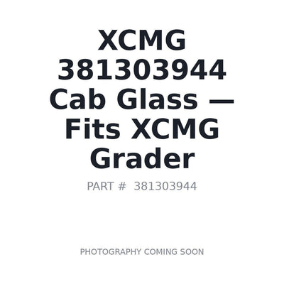 381303944 XCMG Cab Glass