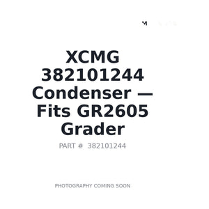 XCMG 382101244 Cooling System Parts | Fits XCMG GR2605 | Stocked in BC, Ships Canada-Wide