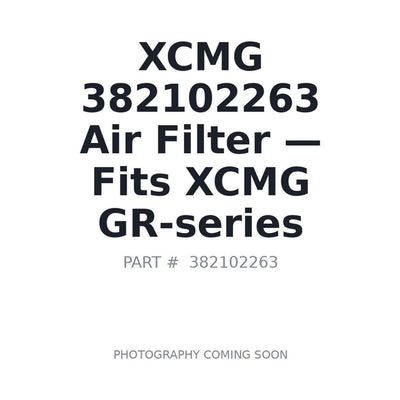 382102263 XCMG Filters . Fits GR-series