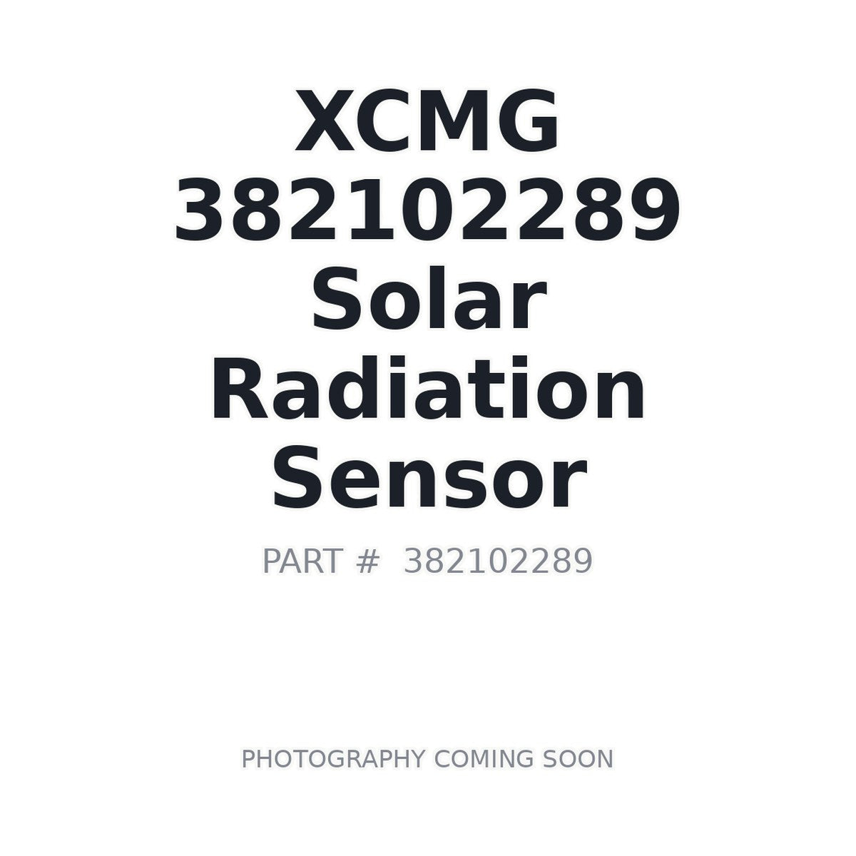 382102289 XCMG Sensor