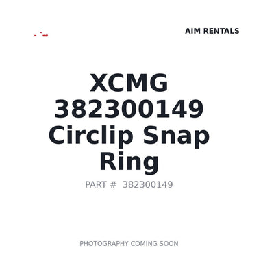 382300149 XCMG O-ring
