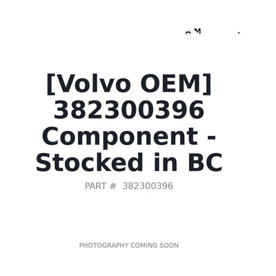 382300396 Volvo Component