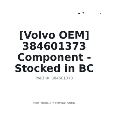 384601373 Volvo Component