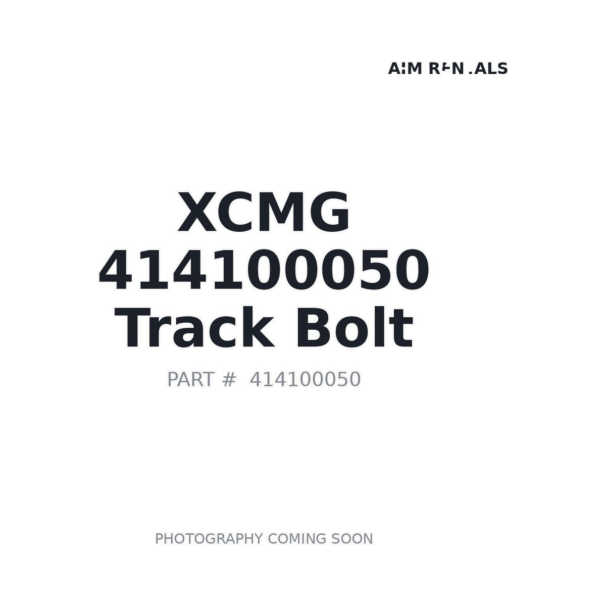 414100050 XCMG Track Bolt