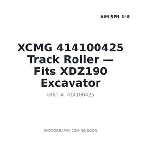 XCMG 414100425 Track Rollers | Stocked in BC, Ships Canada-Wide