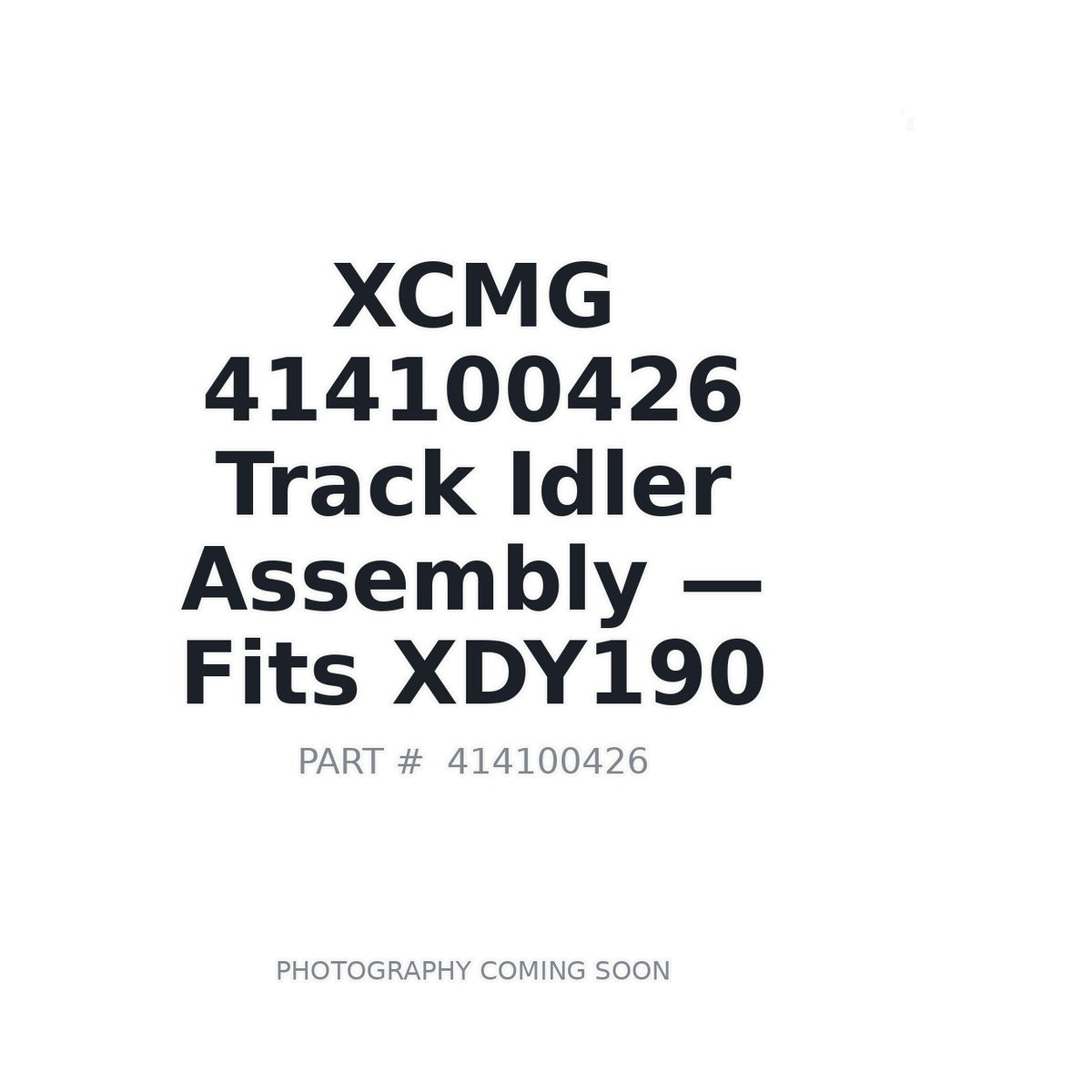 414100426 XCMG Track Idlers