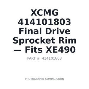 XCMG 414101803 Track Sprockets | Fits XCMG XE490 | Stocked in BC, Ships Canada-Wide
