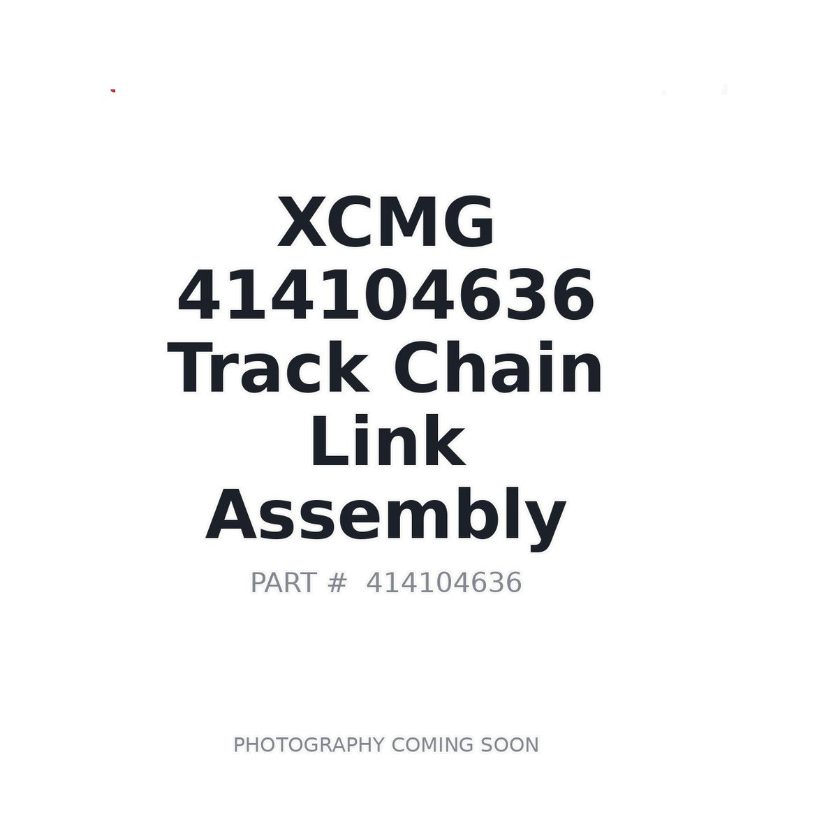 414104636 XCMG Track Chain Link Assembly
