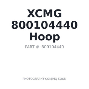 XCMG 800104440 Hose Clamp | Stocked in BC, Ships Canada-Wide