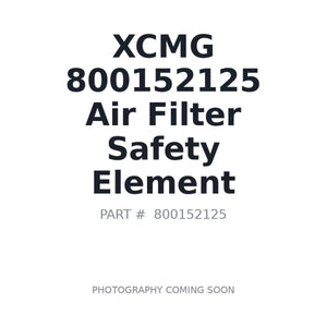 XCMG 800152125 Air Filter | Stocked in BC, Ships Canada-Wide
