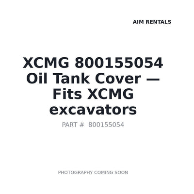 800155054 XCMG Fuel Tank Caps
