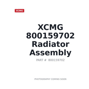 XCMG 800159702 Radiator | Stocked in BC, Ships Canada-Wide