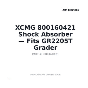 XCMG 800160421 Suspension Shocks | Fits XCMG GR2205T | Stocked in BC, Ships Canada-Wide