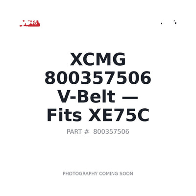 800357506 XCMG Belts