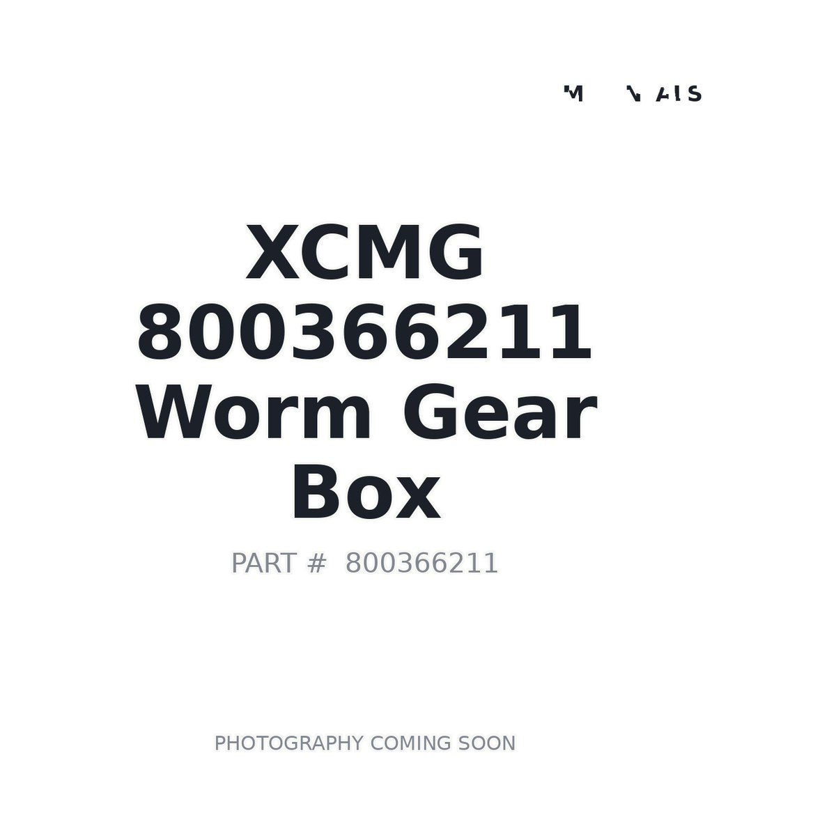 800366211 XCMG Worm Gear Box