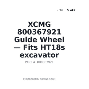 XCMG 800367921 Track Idlers | Fits XCMG HT18 | Stocked in BC, Ships Canada-Wide
