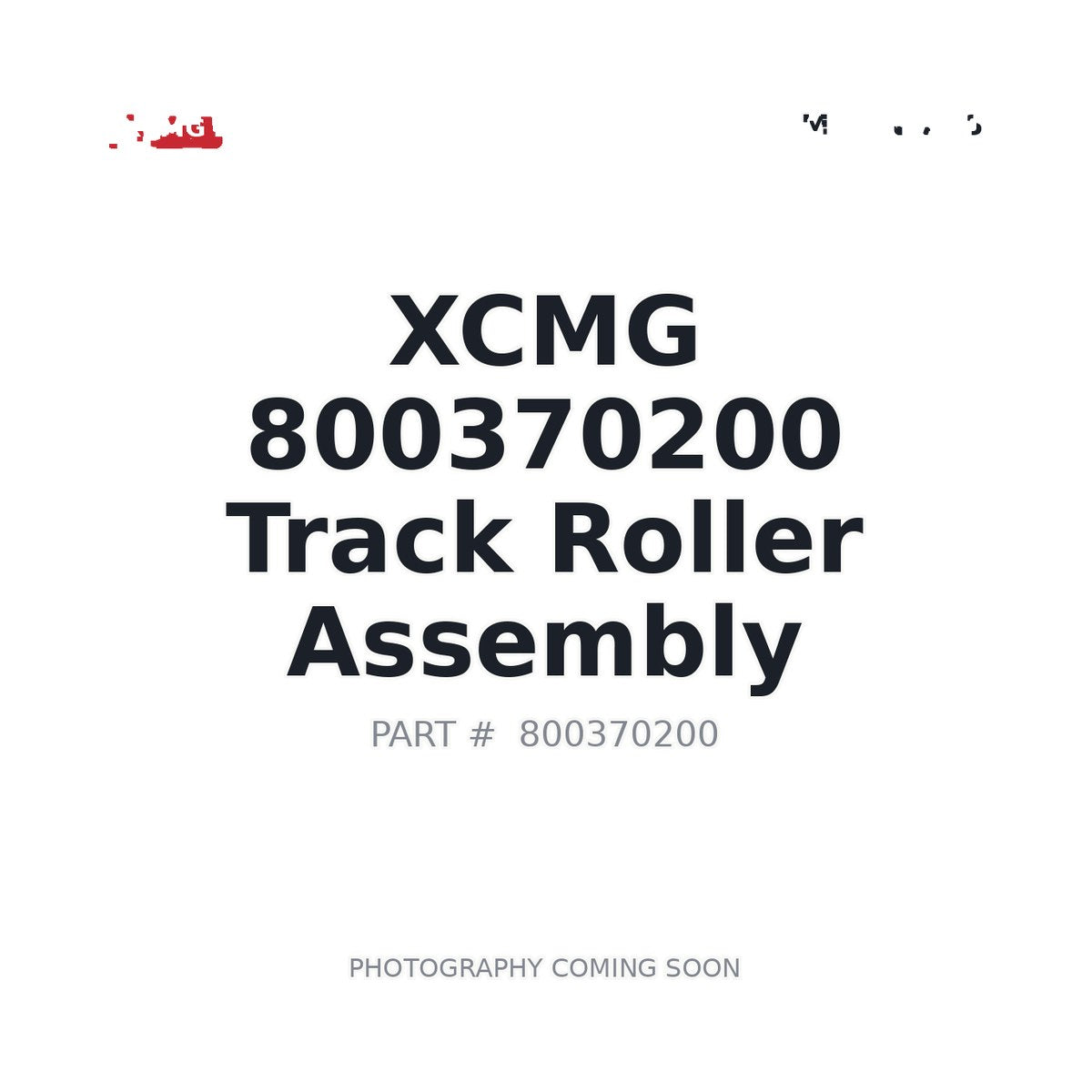 800370200 XCMG Track Roller