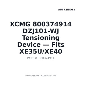 XCMG 800374914 Track Tensioners | Fits XCMG XE35U, XCMG XE40 | Stocked in BC, Ships Canada-Wide