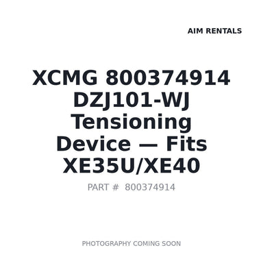 800374914 DZJ101-WJ XCMG Track Tensioners