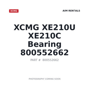 XCMG XE210U Excavator Bearing | Stocked in BC, Ships Canada-Wide