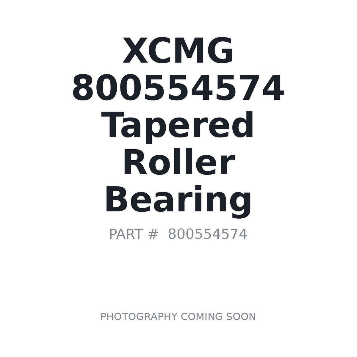 800554574 XCMG Bearing
