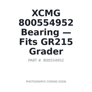 XCMG 800554952 Bearings | Fits XCMG GR215 | Stocked in BC, Ships Canada-Wide