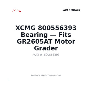 XCMG 800556393 Bearings | Stocked in BC, Ships Canada-Wide