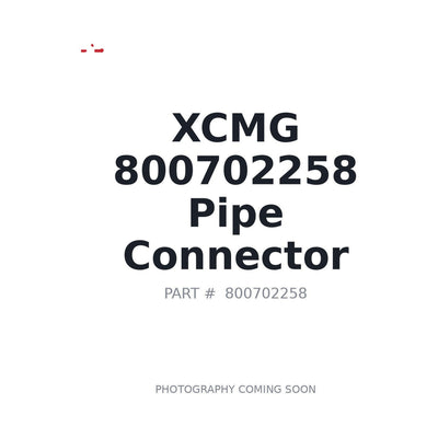 800702258 XCMG Pipe Connector