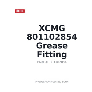 XCMG 801102854 Grease Fitting | Fits XCMG XE490DK | Stocked in BC, Ships Canada-Wide