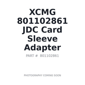 XCMG 801102861 Adapter | Stocked in BC, Ships Canada-Wide
